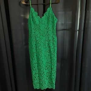 L’atiste  Green Lace Sweetheart Dress